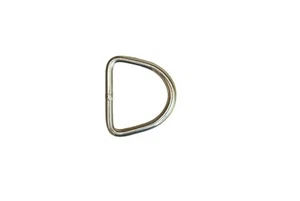 US Stainless Stainless Steel 316 D Ring Welded 10mm x 70mm ID (3/8" x 2 3/4") - Picture 1 of 3
