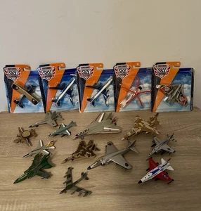 Assorted Diecast Military Aircraft Airplane Model Lot Matchbox Motormax Zee Toys - Picture 1 of 10