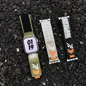 Correa deportiva transpirable ajustable de nailon para Apple Watch 38/40/41/42/44/45/46/49 mm - Imagen 1 de 13