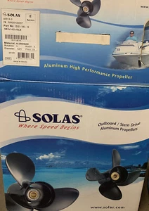 left hand Solas 3 blade alpha gen Prop 14.5 x 19 pitch 1512-145-19 - Picture 1 of 7