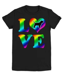 Beagle Love Rainbow - Youth Tee - Picture 1 of 5