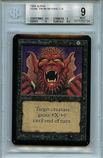 MTG Alpha Howl From Beyond  BGS 9.0 (9) Mint Card Magic Amricons 2134