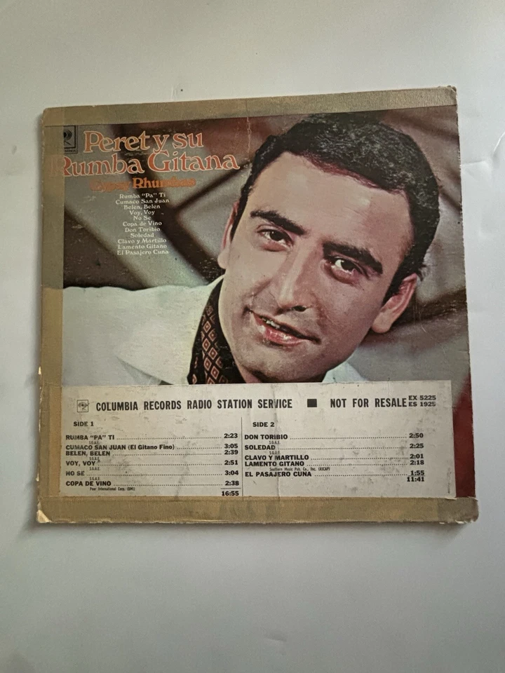 Peret Y Su Rumba Gitana LP Spanish PROMO 1969 - Image 1 of 4