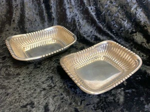 Set of 2 Vintage Wallace Sterling Silver Dishes 4087 - Picture 1 of 10