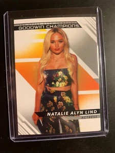 Natalie Alyn Lind Upper Deck Goodwin Champions #33 - Imagen 1 de 2