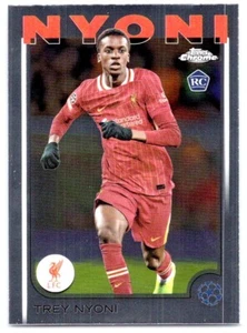 2024-25 TOPPS CHROME UEFA CLUB COMPETITIONS UCC - BASE CARDS - Picture 1 of 125