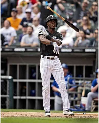 Tim Anderson Chicago White Sox Unsigned Two-Run Home Run Bat Flip Photograph Cover