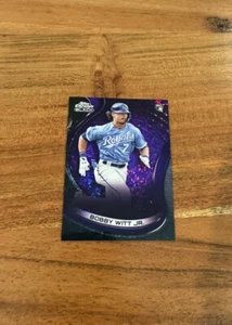 Bobby Witt Jr. 2022 Topps Chrome Black Purple Mini Refractor /150 Rookie NRMT+ - Picture 1 of 2