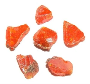 Wulfenite Crystal Specimen Set - Red Cloud, Arizona - 5-7mm - 2 Grams - 6 Pieces - Picture 1 of 1