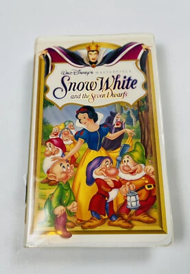 Snow White and the Seven Dwarfs (VHS, 1994) Walt Disney's Masterpiece Collection - Image 1 of 4