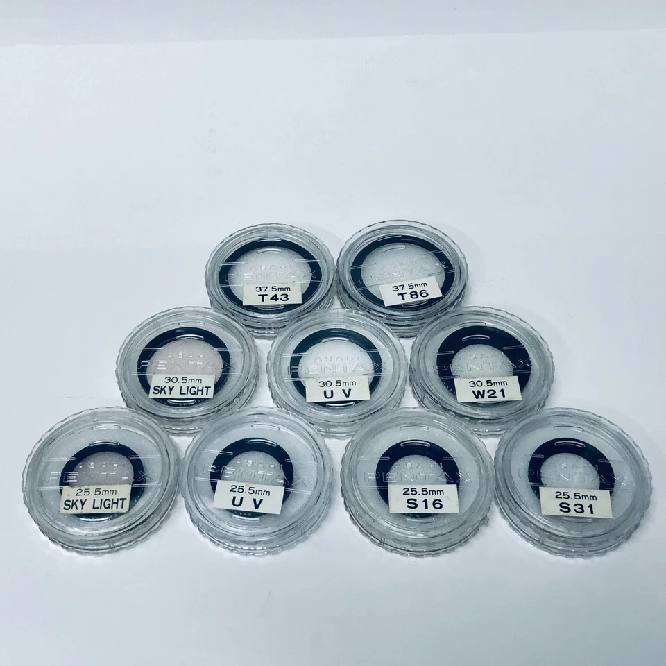 🍙Rare, Mint🍙Pentax Auto 110 Lens filter x 9 in Case from Japan - Image 1 of 4