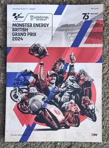 2024 Monster Energy British MotoGP Programme - Silverstone 2-4th August - Unused - Picture 1 of 3