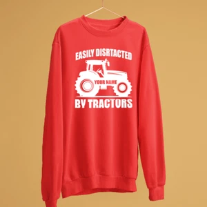 Personalised Custom Name Sweatshirt Farming Agriculture Tractor Lovers Gift - Picture 1 of 24