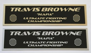 Travis Browne UFC nameplate for signed mma gloves photo or case - Picture 1 of 2