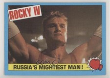 1985 Topps Rocky IV Ivan Drago Russia's Mightiest Man! #31 0b5