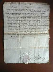 Documento originale 1741 Vescovo di Ivrea Michael Victorius De Villa E11164 - Picture 1 of 1