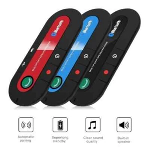 Mini osłona przeciwsłoneczna klips głośnik bluetooth audio mp3 odbiornik muzyczny zestaw samochodowy - Zdjęcie 1 z 14