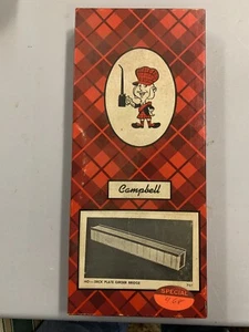 Campbell #765 HO Scale Wood Deck Plate Girder Bridge Kit, USED Incomplete - Picture 1 of 5