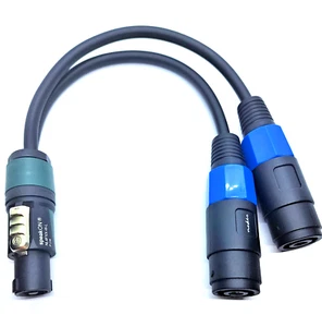 Adapter Y-Kabel Splitter Neutrik Speakon Stecker - 2 x Speaker Kupplung 2,5 mm² - Bild 1 von 1