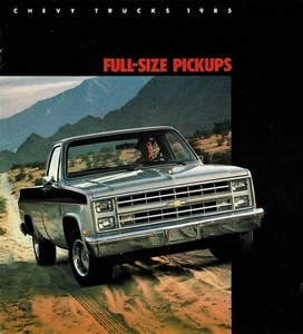 1985 Chevrolet Silverado Fleetside Scottsdale FS Pickup Truck Sales Brochure - Picture 1 of 1
