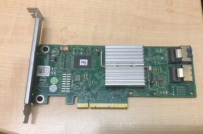 DELL PERC H310 RAID CONTROLLER CARD 6GB/S SAS HV52W with cables - Image 1 of 2