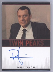 TOM SIZEMORE - 2019 RITTENHOUSE TWIN PEAKS ARCHIVES AUTOGRAPH AUTO CARD 