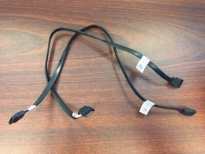 2x Lot Dell Optiplex 790 990 7010 9010 PC SATA 16" Data Cable Black 029KWG - Picture 1 of 5