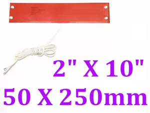 2"" X 10"" 50 X 250mm 100W 80C Coche Camión Combustible Diesel Filtro WVO JSRGO CEUL Calentador - Imagen 1 de 12
