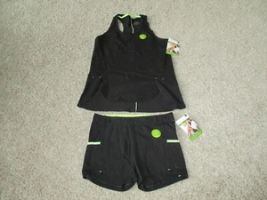 BNWT Cuddl Duds 2pc Cotton Tank top/shorts set, women, Black, Size S - Picture 1 of 9