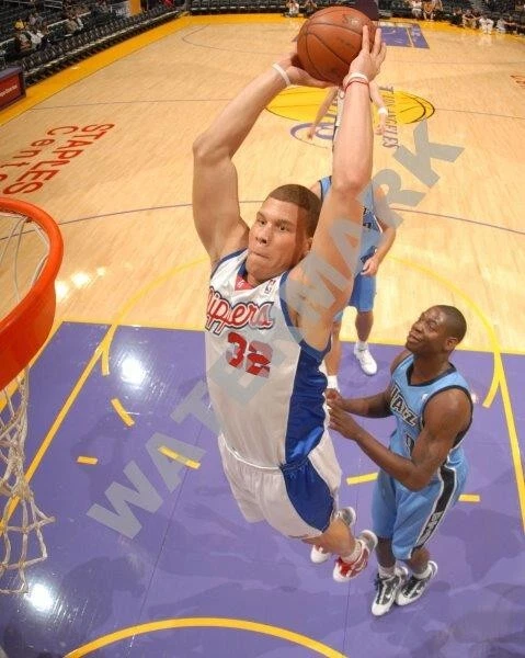 Impresión fotográfica brillante 8 x 10 Blake Griffin Los Angeles Clippers Foto 1 de 1