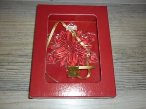 VINTAGE MIKASA SNOWFLAKE CHRISTMAS ORNAMENT CRYSTAL SN 001/568 GERMANY - Picture 1 of 3