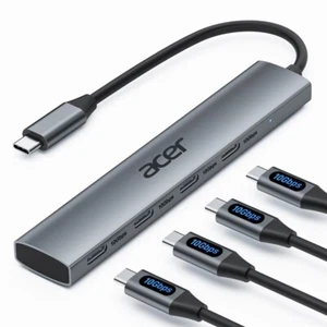 Acer USB C Hub 10Gbps Type C Splitter with 4 USBC 32 Port High Speed Type C - Picture 1 of 2