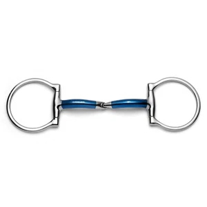 Cavalon D-Ring Locking Single Joint Sweet Iron Snaffle Bit - Picture 1 of 2