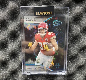 Travis Kelce 2023 Panini Black "Blue"  1/1  Kansas City Chiefs Taylor Swift 