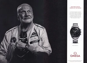 Omega Speedmaster The Watch Worn on The Moon Original 2019 Printanzeige 2 Seiten! - Bild 1 von 1