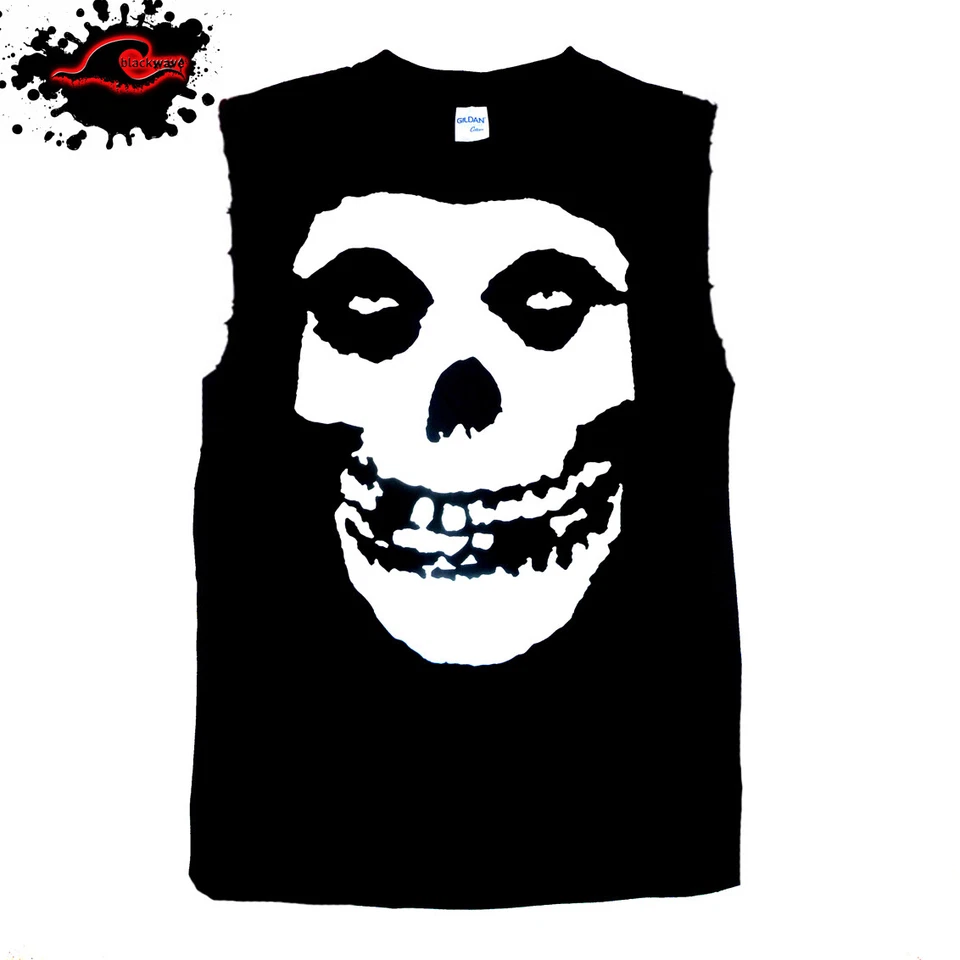 Misfits - Classic Fiend Skull - Frayed-Cut Modified Singlet - image 1 of 4