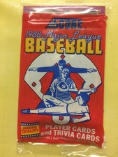 1988 Score Baseball Card Pack Jim Presley (Top) Ron Robinson (Back)