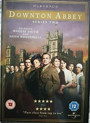 DOWNTON ABBEY Complete Season 2 Collection +Extras Full 4-set DVD's and case - Image 1 of 2