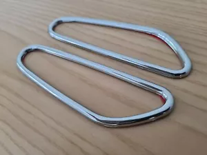 UK SELLER CHROME Side Indicator Trims for BMW 1 3 5 Ser E81 E87 E82 E88 E90 E60 - Picture 1 of 10