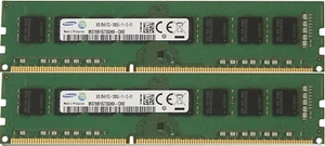 2x8GB 16GB KIT SAMSUNG DDR3 RAM 1600MHz PC3-12800U DIMM 240-pol. CL11 1,5V 2Rx8 - Picture 1 of 1
