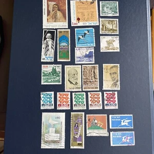 ISRAEL 23 STAMPS 1972-1984, 2 Mints,21 Used,VF/XF, See Photos - Picture 1 of 6
