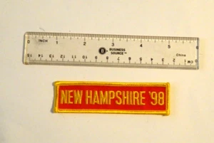 New Hampshire Girls Scout 98 Patch. 4 inc. BB1 - Picture 1 of 3