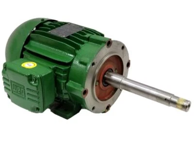 WEG 1.5 HP 3600 RPM TEFC 208/230/460V 143JP FOOTED 3 PHASE MOTOR 00156ET3E143JP - Image 1 of 4