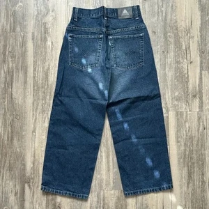 Vintage Levi's Silver Tab Baggy Fit Dark Wash Denim Jeans Größe 10 Jugend - Bild 1 von 9