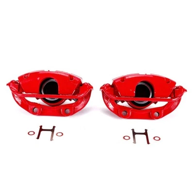 Power Stop Brake Caliper For Chevy Impala 1994-1996 | Rear | Red w/ Brackets - Image 1 of 4