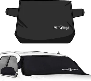 FrostGuard Plus Winter Windshield Cover - Black, XL - Picture 1 of 8