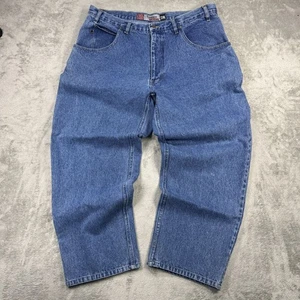Vintage Bugle Boy Herren Gold Crest Millennium Serie M7 Baggy Jeans Grunge Y2K 38x30 - Bild 1 von 9
