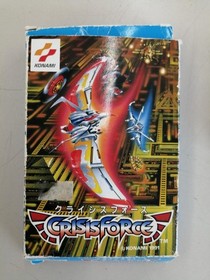 Nintendo Famicom  Crisis Force Software Konami w/Box Used from Japan
