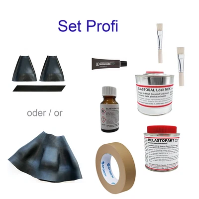 SF-1 TopDeal: Sparset Latex Halsmanschette oder Armmanschetten plus Kleber etc. - Bild 1 von 4