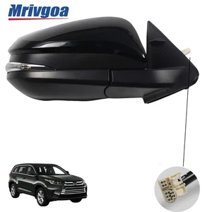 Power Heated W/Turn Lamp Mirror for 2014-2019 Toyota Highlander Passenger Side - Bild 1 von 7